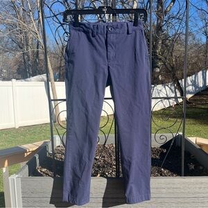 Vineyard Vines Boy’s Performance Navy Blue Stretch Pants Size 8 Adjustable Waist